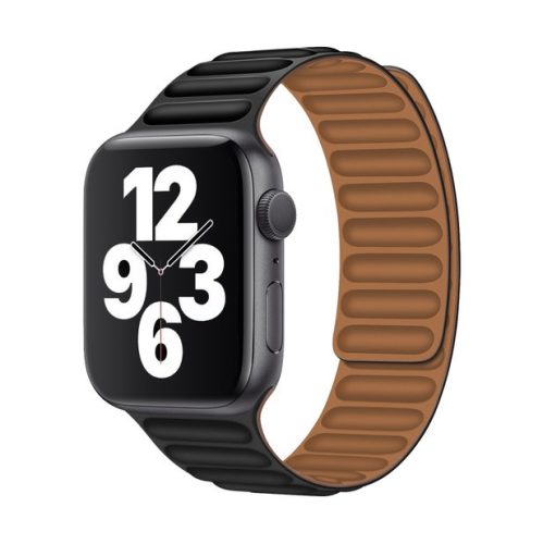 Apple Watch 38 40 41 mm mágneses óraszíj fekete