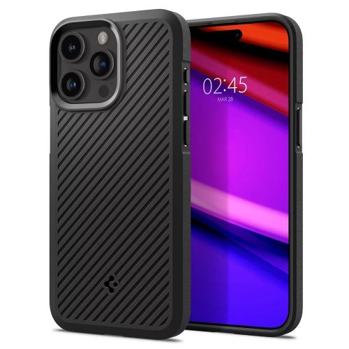 Apple Iphone 15 Pro Max Spigen Core Armor csíkos minta szilikon tok