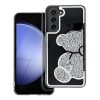 Samsung Galaxy A56 5G tok csillogó maci mintával ezüst