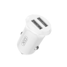 Autós töltő XO CC67 2db usb bemenet 12w 2,4A fehér