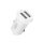 Autós töltő XO CC67 2db usb bemenet 12w 2,4A fehér