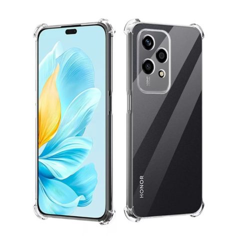 Honor 400 Lite 1,5mm erősített sarkok szilikon tok átlátszó