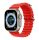 Apple Watch 38 40 41 mm ocean sport óraszíj piros