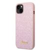 Apple Iphone 14 Guess Glitter Flakes Metal Logo szilikon tok