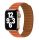 Apple Watch 42 44 45 49 mm mágneses óraszíj narancs