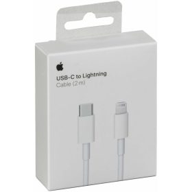   Töltő és adatkábel Apple készülékekhez Lightning - Type-c 200cm 2A MQGH2ZM/A gyári bliszteres Fehér