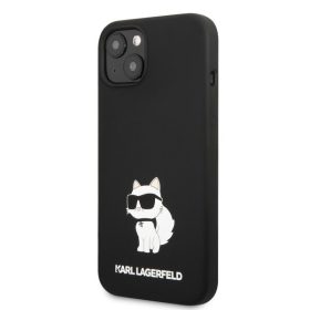   Apple Iphone 12 12 Pro Karl Lagerfeld Choupette fekete szilikon tok