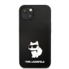 Apple Iphone 12 12 Pro Karl Lagerfeld Choupette fekete szilikon tok