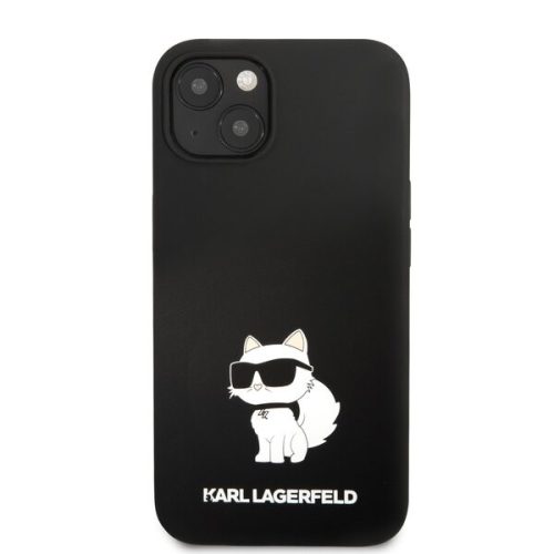 Apple Iphone 12 12 Pro Karl Lagerfeld Choupette fekete szilikon tok