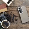 Samsung Galaxy A16 Pearl füstös szilikon tok kameravédővel fekete