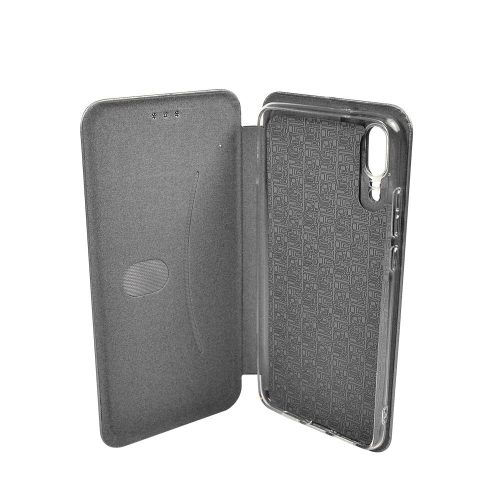 Samsung Galaxy M13 oldalra nyíló könyv tok kerekített élek fekete