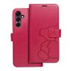 Samsung Galaxy A16 oldalra nyíló könyv tok Teddy Bear magenta