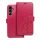 Samsung Galaxy A16 oldalra nyíló könyv tok Teddy Bear magenta