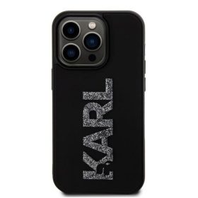   Apple Iphone 15 Pro Max Karl Lagerfeld 3D Rubber Glitter Logo szilikon tok
