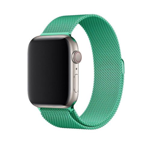 Apple Watch 42 44 45 49 mm milano fém óraszíj menta