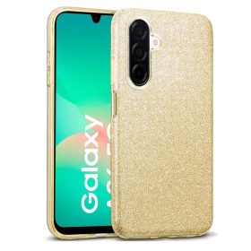 Samsung Galaxy A16 Glitter szilikon csillogó tok arany