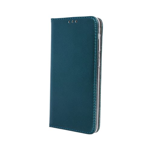 Samsung Galaxy A14 nyitható flip tok sötétzöld