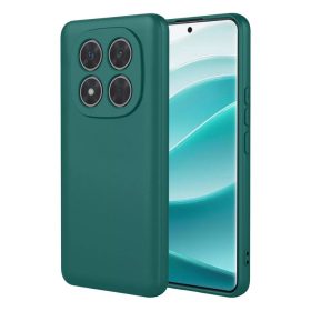   Xiaomi Redmi Note 14 Pro 5G erősített kameravédős szilikon tok zöld