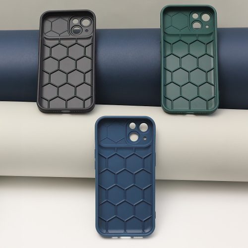 Xiaomi Redmi Note 14 Pro 5G erősített kameravédős szilikon tok zöld
