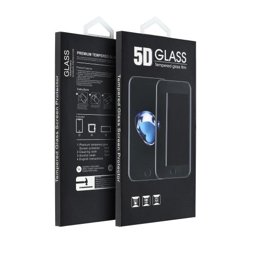 Honor Magic 7 Lite edzett üvegfólia 5D ütésálló törésgátló fólia fekete keretes