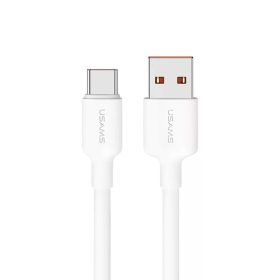   Töltő és adatkábel USAMS SJ601 U84 Usb-A Type-c 100cm 3A fehér
