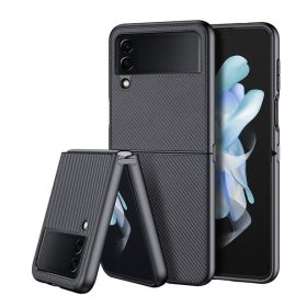   Samsung Galaxy Z Flip 3 felfele nyíló könyv tok Dux Ducis Fino fekete