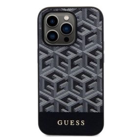   Apple Iphone 15 Pro Max Guess Magsafe Cube szilikon tok fekete