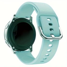   20mm univerzális szilikon óraszíj Samsung Huawei Amazfit Xiaomi türkiz