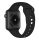 Apple Watch 42 44 45 49 mm szilikon óraszíj fekete
