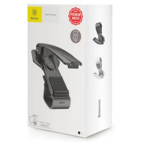   Baseus Mouth SUDZ-01 csiptetős autós tartó műszerfalra fekete