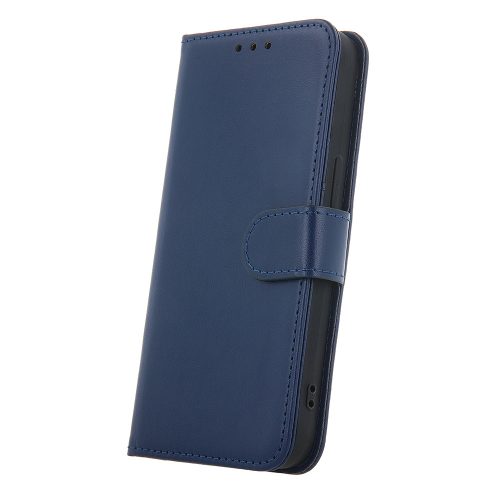 Samsung Galaxy A21s nyitható flip tok csattal kék