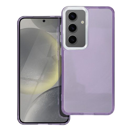 Samsung Galaxy A36 / A56 5G Pearl füstös szilikon tok kameravédővel lila