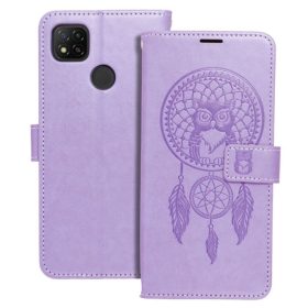   Samsung Galaxy S20 FE oldalra nyíló könyv tok Álomfogó minta lila