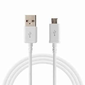  Töltő és adatkábel Samsung ECB-DU4EWE Micro Usb kábel 150cm gyári csomagolás nélküli fehér