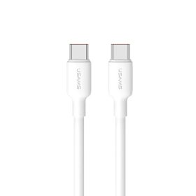   Töltő és adatkábel USAMS SJ614 U84 Type-c Type-c 300cm 100W 5A fehér