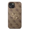 Apple Iphone 12 12 Pro Guess Metal Logo barna szilikon tok