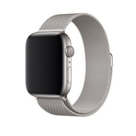 Apple Watch 38 40 41 mm milano fém óraszíj ezüst