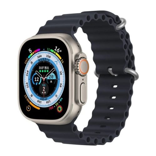 Apple Watch 38 40 41 mm ocean sport óraszíj szürke