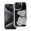 Apple Iphone 16 tok csillogó maci mintával ezüst