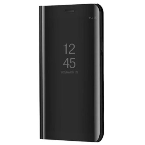 Samsung Galaxy S22 Plus oldalra nyíló Smart View Cover Utángyártott fekete