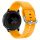 20mm univerzális szilikon óraszíj Samsung Huawei Amazfit Xiaomi narancs