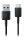 Töltő és adatkábel Usb A Type-c 20cm 2a Fekete