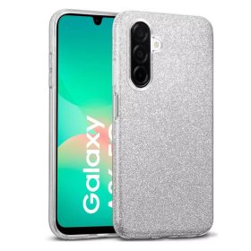 Samsung Galaxy A16 Glitter szilikon csillogó tok ezüst