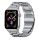 Apple Watch 38 40 41 mm rozsdamentes acél óraszíj ezüst