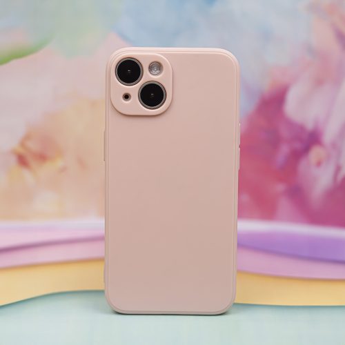 Samsung Galaxy A56 5G kameravédős erősített tpu tok pastel rózsaszín