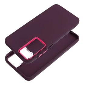   Xiaomi Redmi 15C szilikon tok erősített kerettel Frame lila