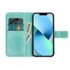 Samsung A17 / A26 oldalra nyíló könyv tok Mandala minta zöld