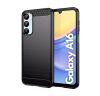 Samsung Galaxy A16 erősített szilikon tok Carbon Elite fekete