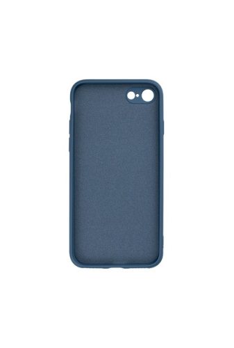 Samsung Galaxy A16 kameravédős erősített szilikon tok pastel sötétkék