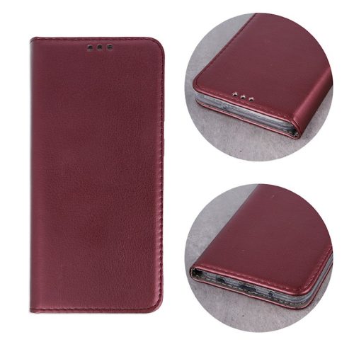 Samsung Galaxy A16 nyitható flip tok burgundy